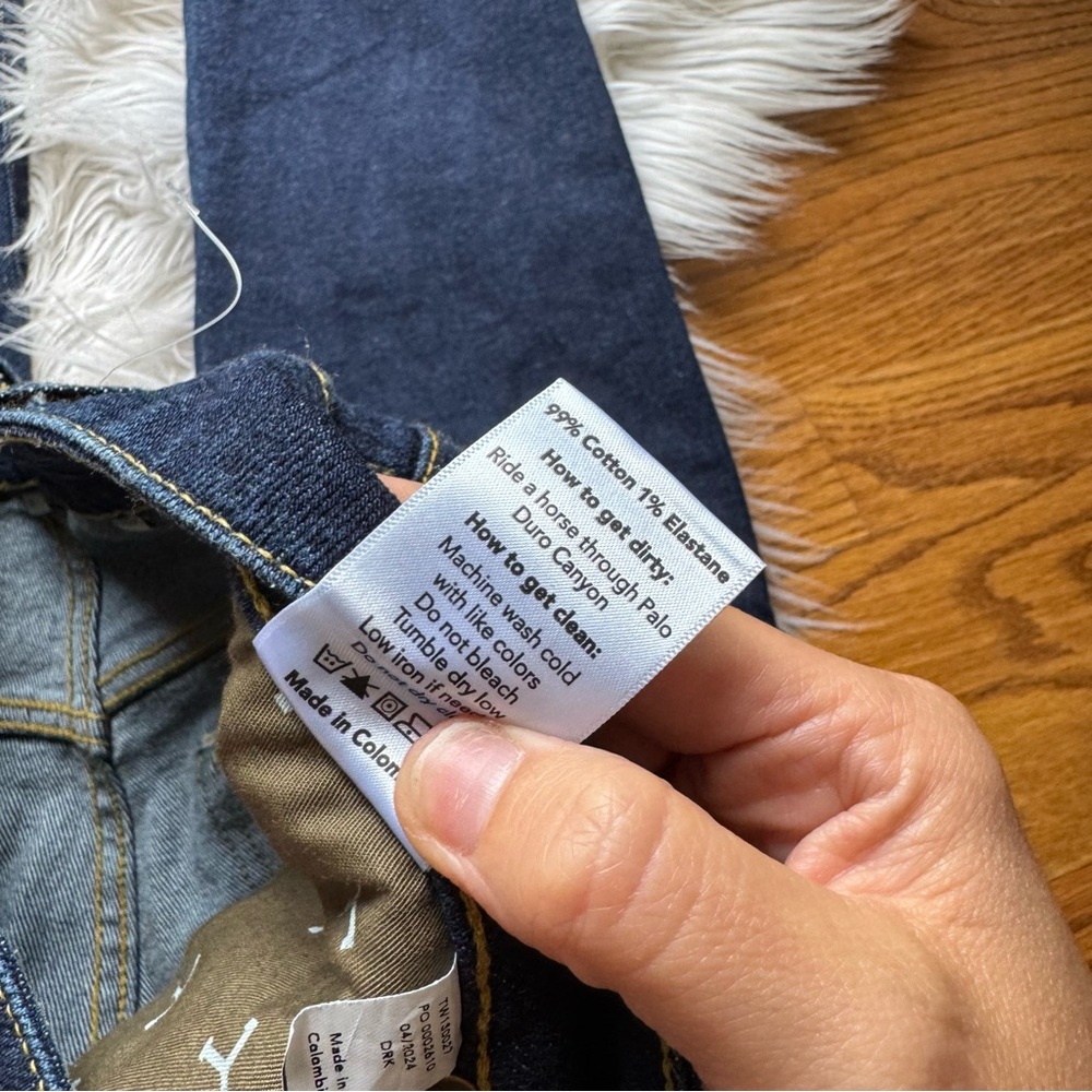 Tecovas Mid Rise Stovepipe Dark Wash Jeans - Picture 9 of 16